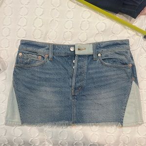 We the Free denim mini skirt size 27